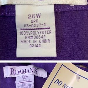 Roaman’s 2 piece Mother of the bride dress